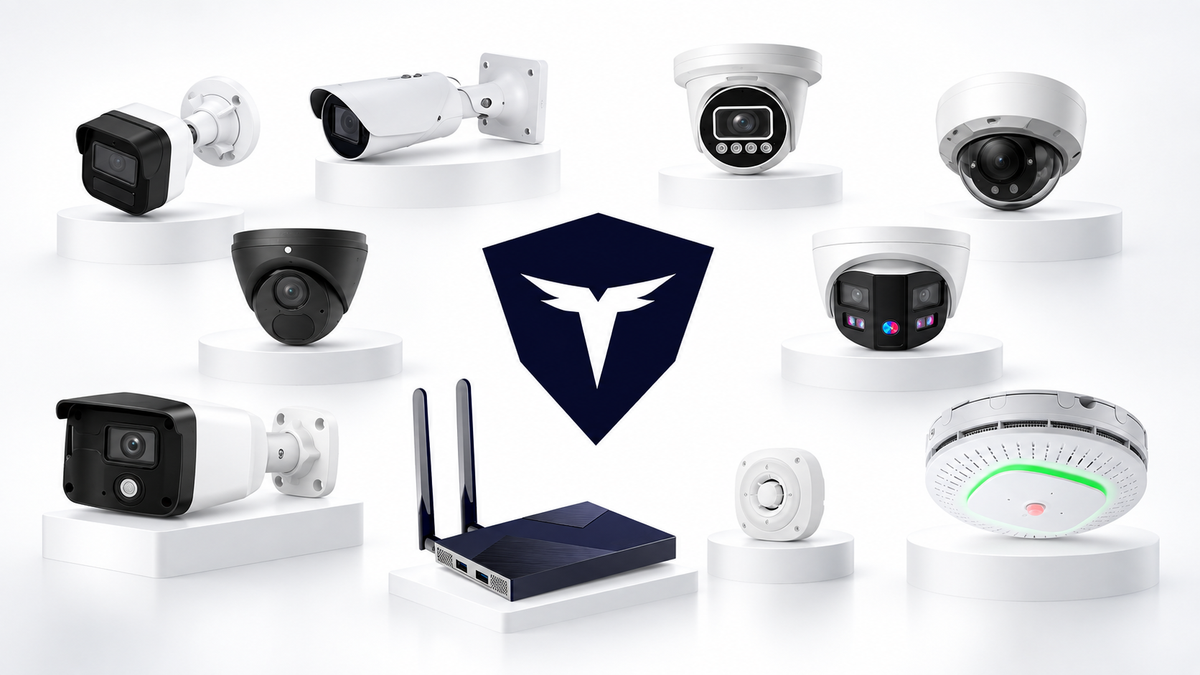 Turing AI security camera and SolarShield solar surveillance protecting a Northern Colorado site