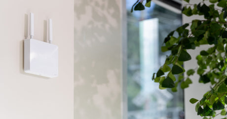 Verkada BP32 wireless alarm panel mounted on wall — modern PoE-powered intrusion device installed by Secure It Controls in Northern Colorado.