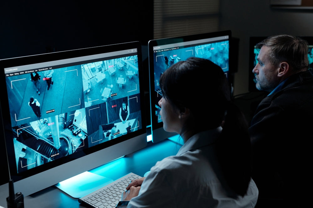 Axis camera surveillance system installation