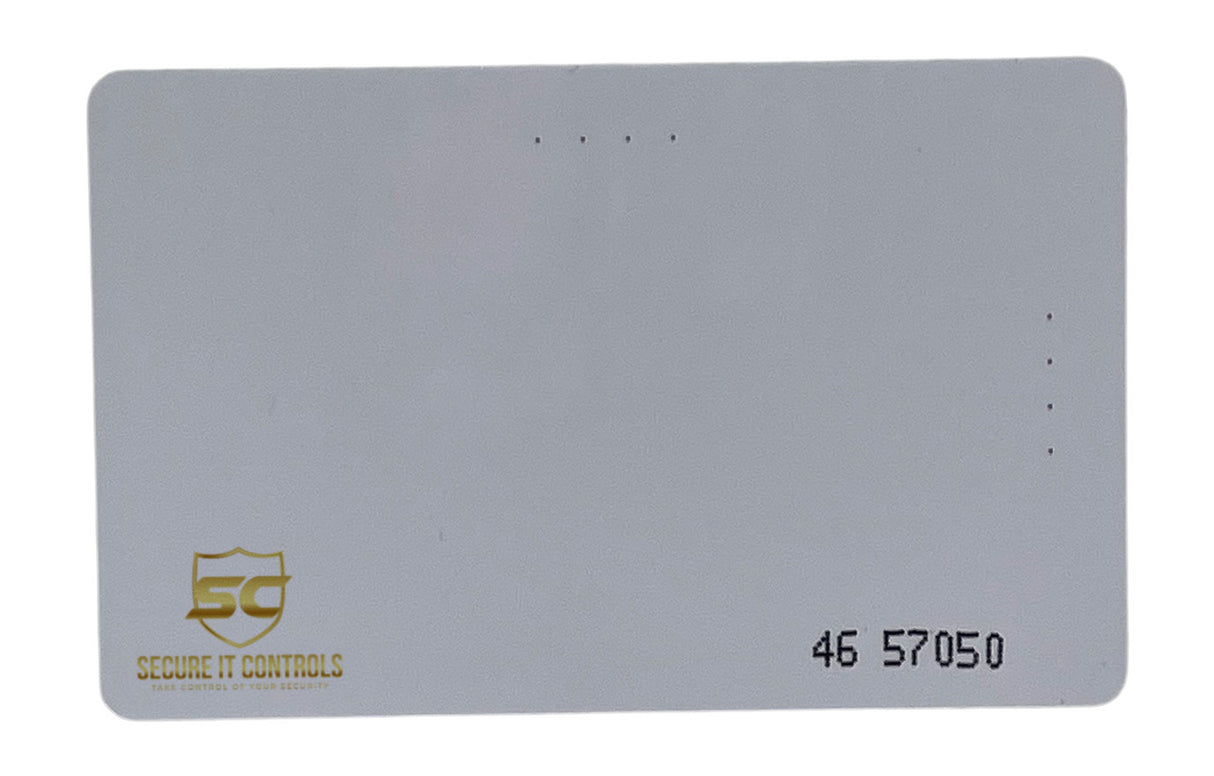 AWID 26-bit 125kHz printable CR80 proximity access card front view
