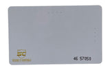 Back of 37-Bit H10304 125 kHz printable proximity card showing logo and printed numbering from Secure It Controls